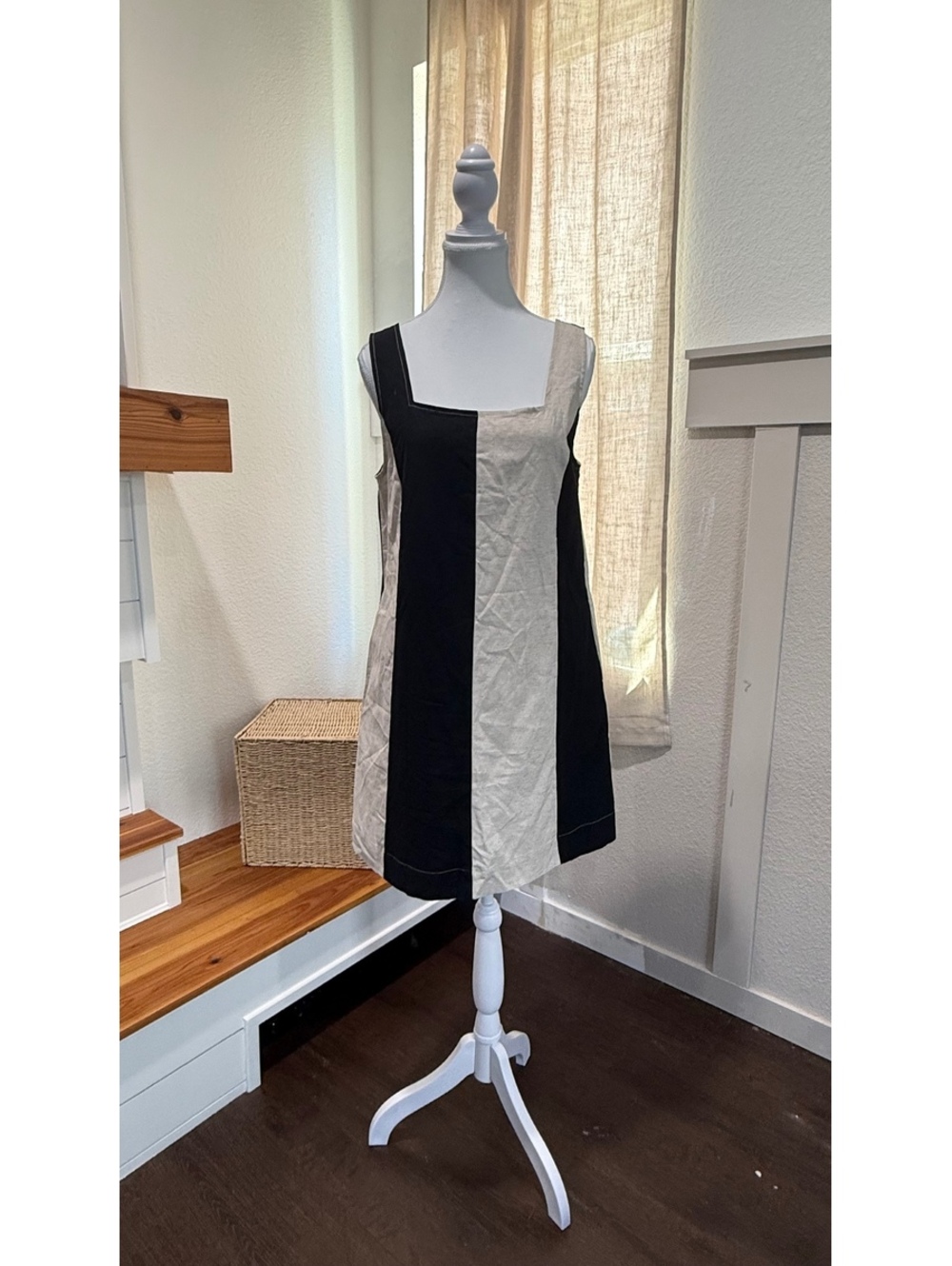 Colorblock Black and Tan -Small 0584